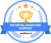 Top Digital Marketing Agency GoodFirms Recognition Badge